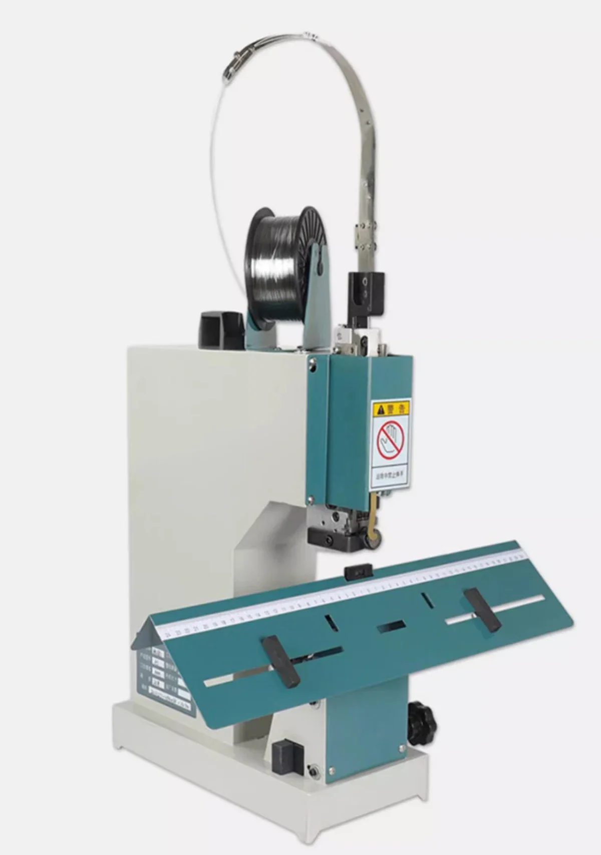 Electric Wire Stitching Machine for Saddle and Flat Binding Booklet Stapler  Foot Pedal Operated, Max 5.5mm Thickness