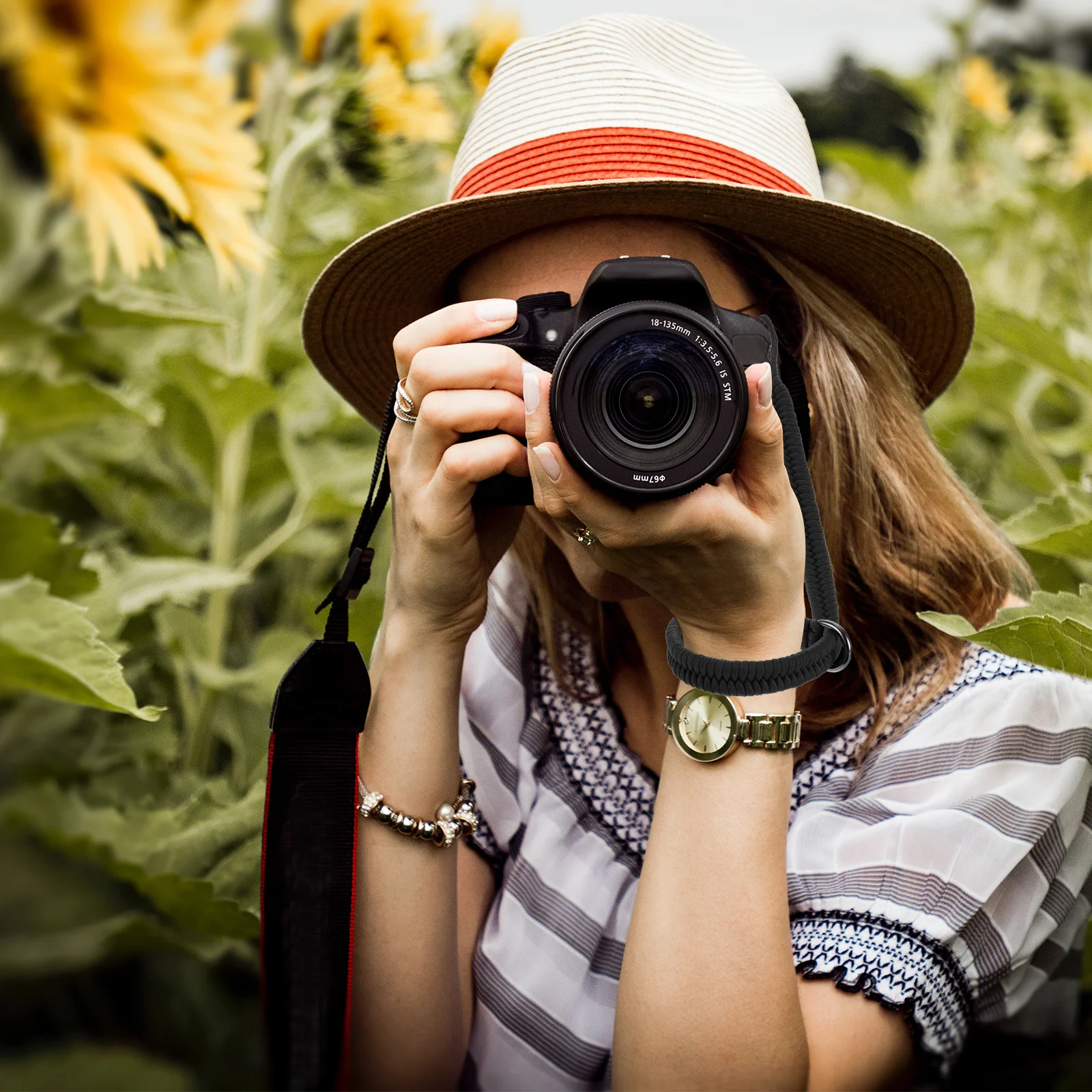 

Camera Anti-Lost Adjustable Wrist Strap Comfortable for Dslr Mirrorless Cameras Quick Release Safety Strap Camera Rope