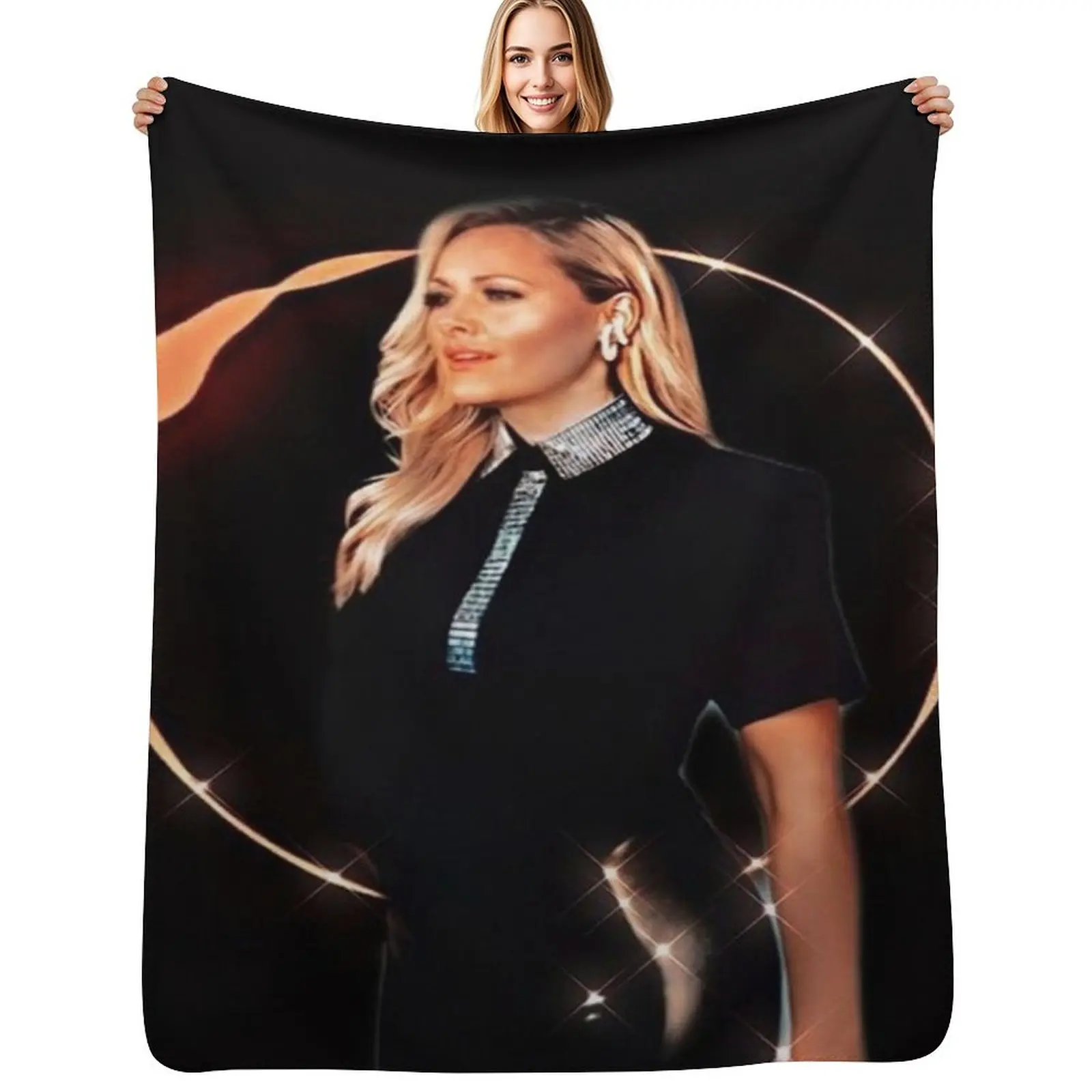Helene Fischer Throw Blanket No Pilling Soft Warm Blanket for Bed