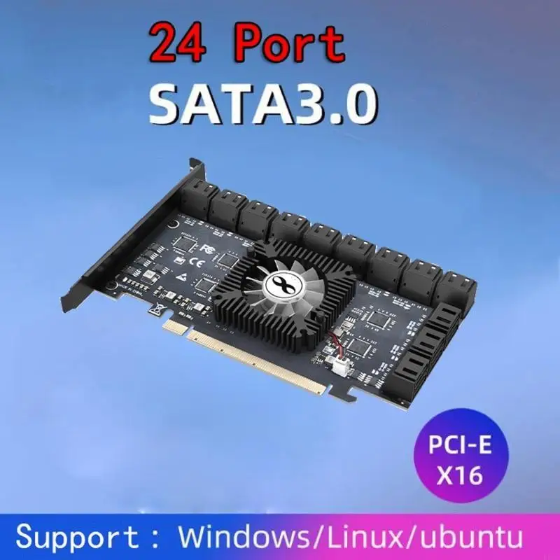 

R9UB 24PORT PCI-E TO SATA3.0 ПК CARD CARD PCIE ROSER ADAPTER 6 Гбит / с быстрый расширитель