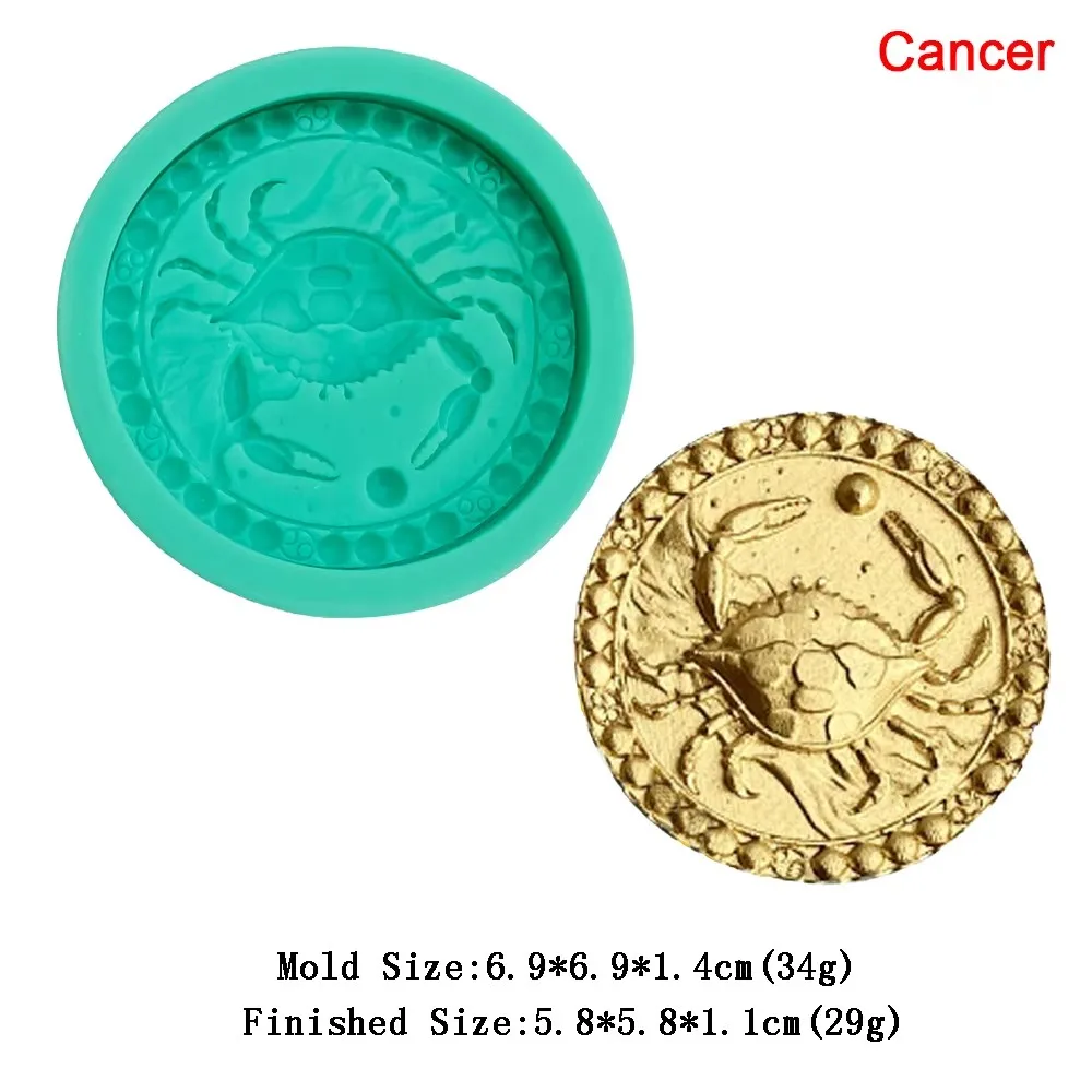 12 Constellations Baking Mold for DIY Crafts