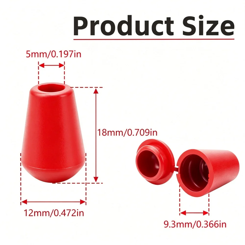 13/65/130Pcs Colorful Bell Stopper With Lid Lock Plastic Cord End Toggle Clip For Paracord Bag Clothes Shoe Sportswear`