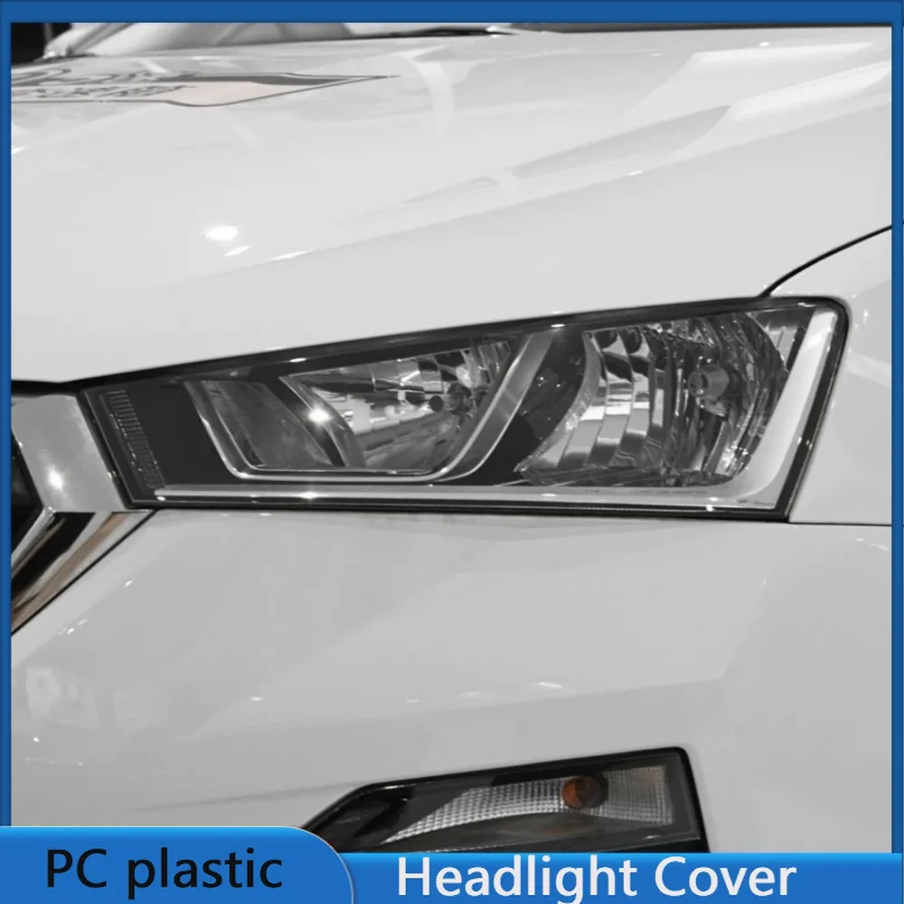 For Skoda Rapid 2020 2021 2022 Year Front Headlight Cover Transparent Lampshade Headlamp Lens Shell Body Kit Accessories