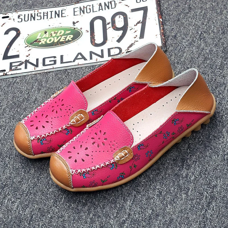 

Women Summer Floral Casual Shoes Slip On Lightweight Comfortable Non Slip Walking Shoes