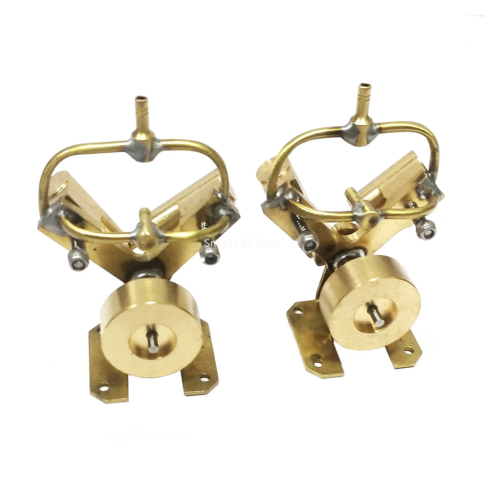 نموذج محرك بخاري صغير على شكل حرف V محرك بخاري ذو أسطوانة مزدوجة موديل M65 متوفر في المخزون