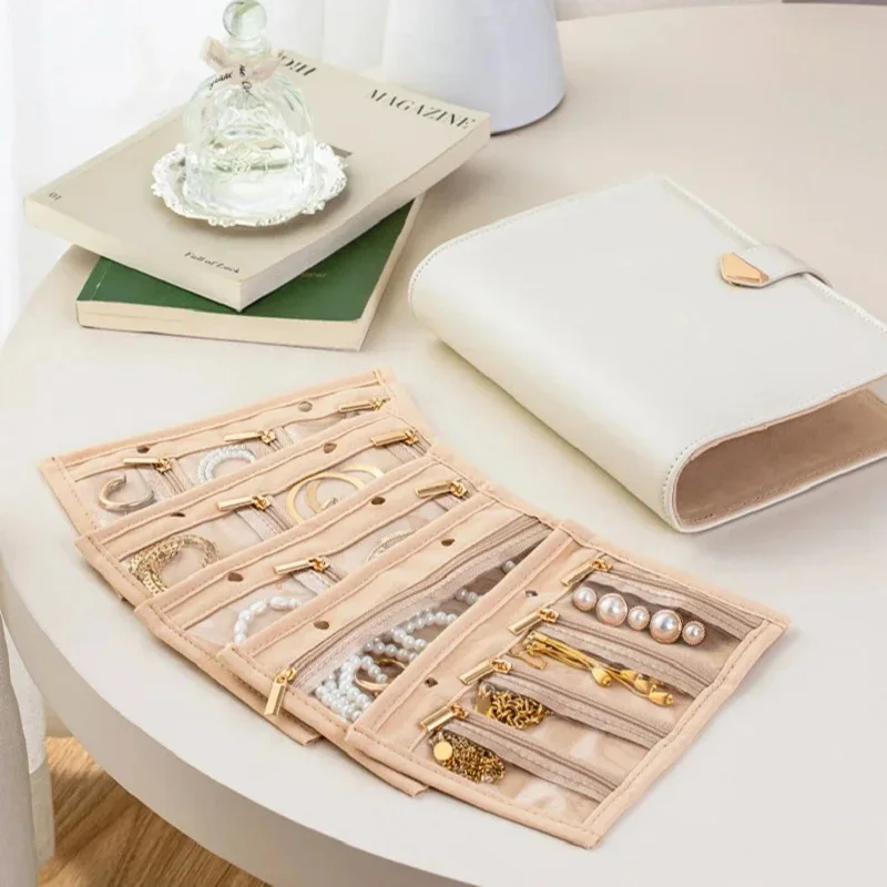 

Органайзер для ожерелья, портативный органайзер для ювелирных изделий, держатель для сережек, компактная сетчатая сумка для хранения ювелирных изделий, ювелирных подарков