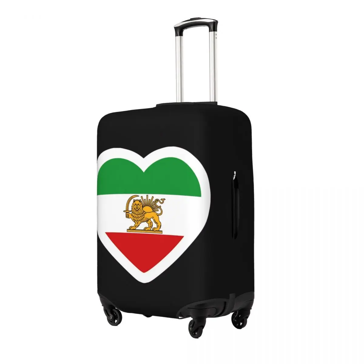 I Love Iran Suitcase Cover Business Vacation Practical Luggage Supplies Protector