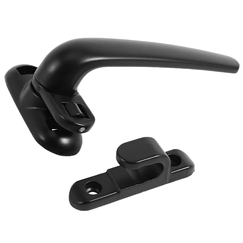 ABGR-8X Door And Window Handle Lock Casement Window Lock Wheel Handle Black