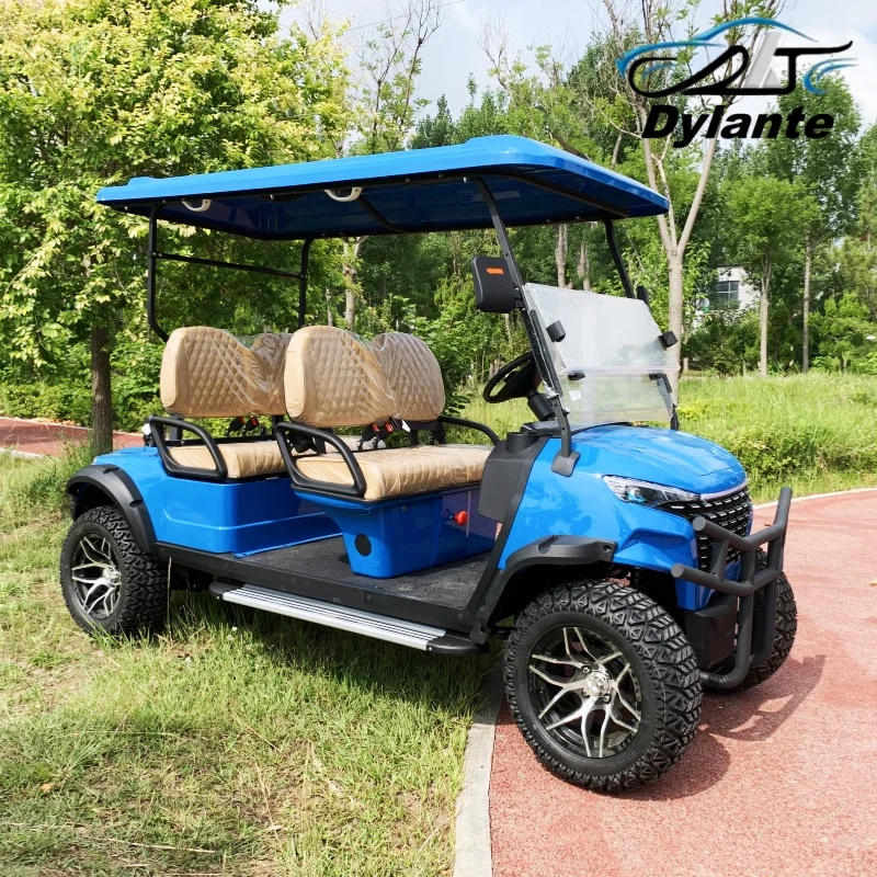 Hot Selling Custom Electric Golf Cart Club Car For Sale Maximum Travel Speed 40-45 KM/H Maximum Gradient 30% Electric Golf Cart