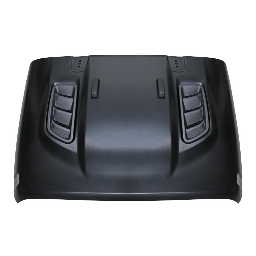 Universele auto-onderdelen zwart aluminium stalen auto motorkap cover voor Jeep wrangler JK 2007 + 4X4 accessoires