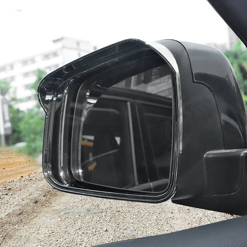 ABS Carbon fibre For Jeep Grand Cherokee2011-2020 Car rearview mirror block rain eyebrow Cover Trim Car Styling