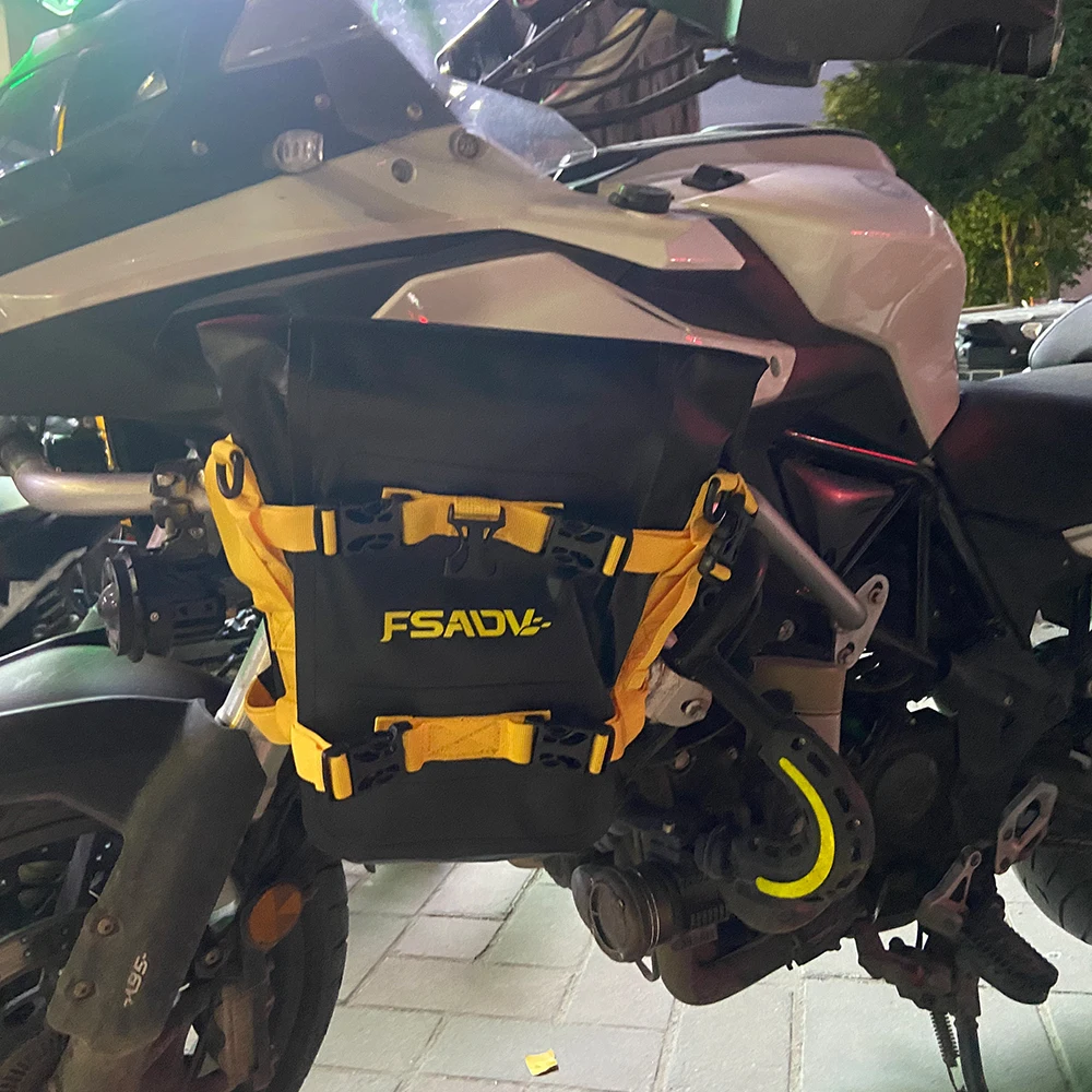 For Benelli TRK 502 502X TRK 702 702X Motorcycle Waterproof Tool Placement Travel Bag Frame Crash Bars Bag  Accessories