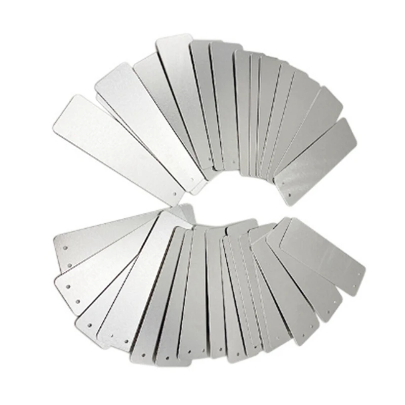 100Pcs Aluminum Plant Labels, Metal Plant Tags, Tree ID Tags Plant Aluminum Tag Round Art Aluminum Tag