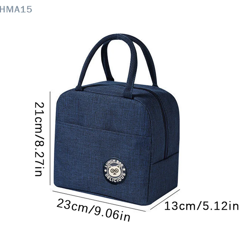 Lunch Box Picnic Travel Portable Food Storage Breakfast Thermal Food Bag Lunch Bag Insulation Cooler Bag For Adult Kids