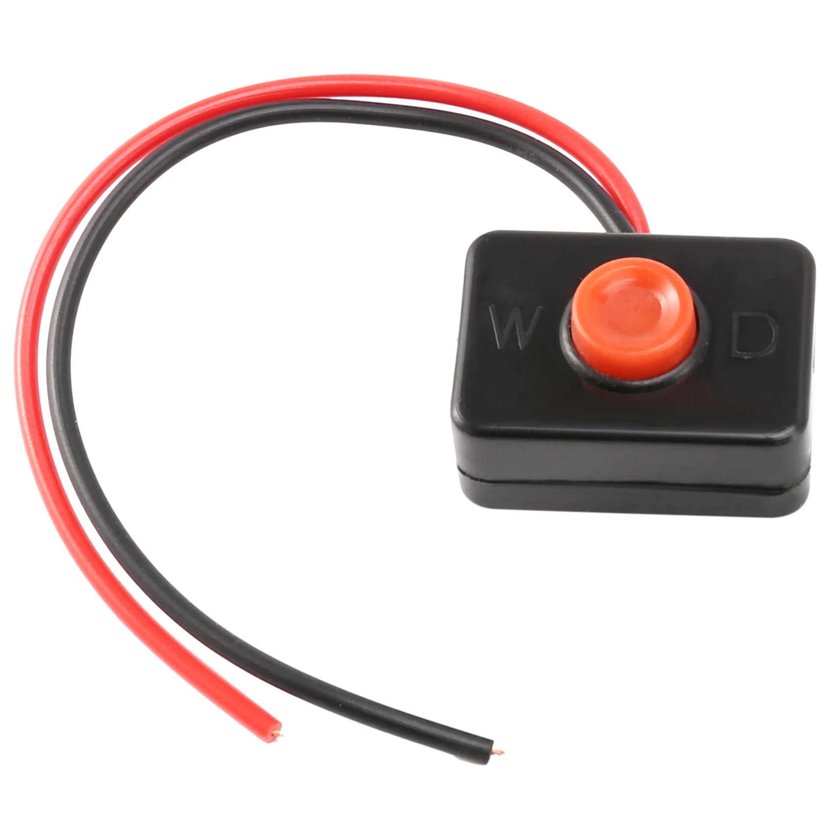 

DC 12V2A Adhesive base push button momentarily action wired switch for automobiles