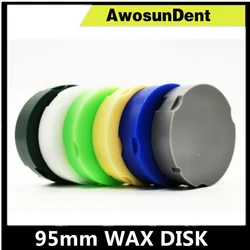 Zirkonzahn Wax Disk Zirkon Wax Disc White Green Bluw Color 95mm Block Dental Laboratory Material Wax CAD CAM Milling Blank