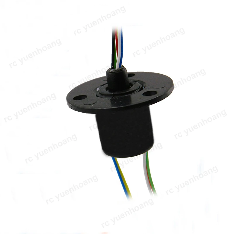 1PCS Dia 12.5mm Flange Conductive Slipring 6 Wire 2A Collecting Ring 360 Degree Rotation Transmission Slipring Connector Joint