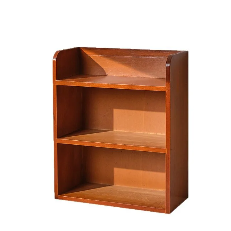 

Solid wood cosmetics storage rack, desktop cup sample storage box, multi-layer wooden retro shelf display rack