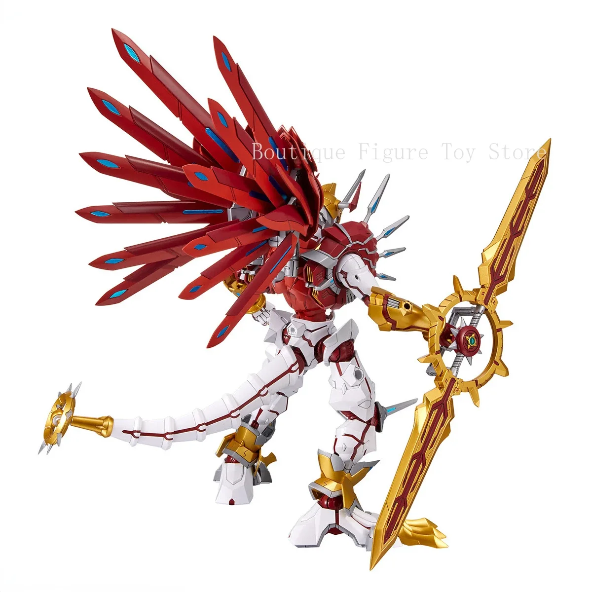 In Stock Original Bandai Figure-rise Standard Aขยายเอกวาดอร์ผจญภัยShine Greymon Assembly Action Figureอะนิเมะรุ่นของเล่น