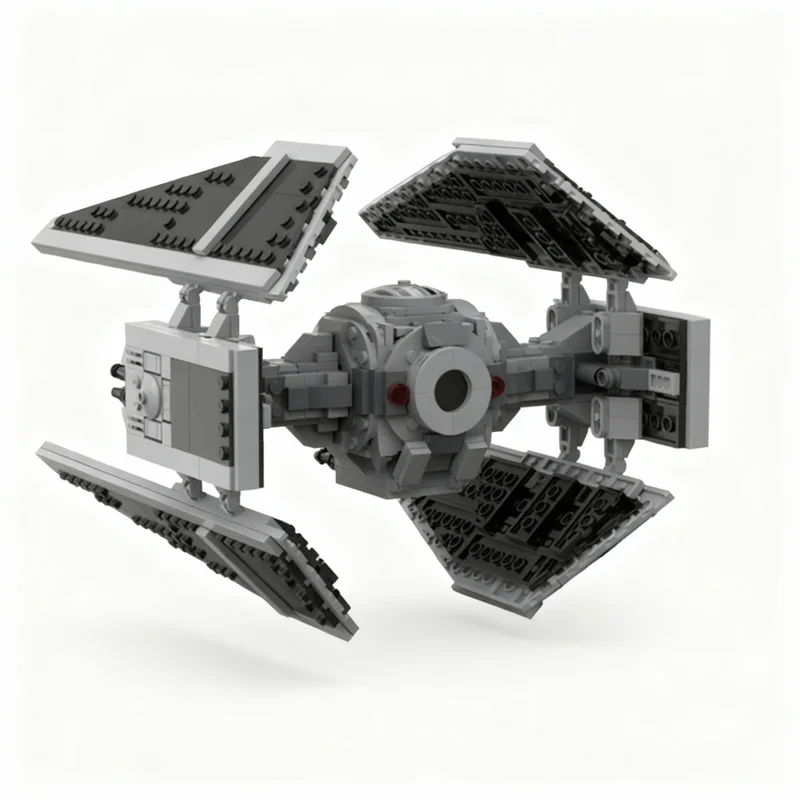 

705pcs MOC Star Battle Outland TIE Interceptor Model Building Blocks Architecture Christmas Gifts Toys DIY Idea Education