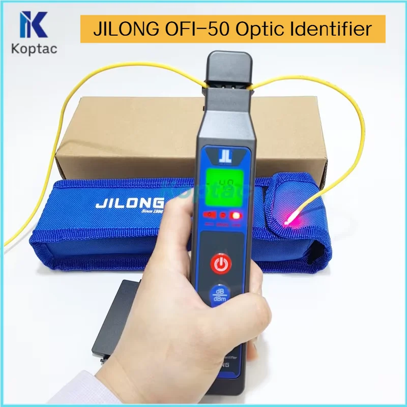 JILONG OFI-50 Optic Identifier OFL Inspection Device  Optical Recognizing Tester Multi-In-One Fixture Fiber Detector FTTH