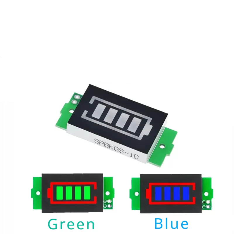 

10PCS 1-8S Lithium Battery Capacity Indicator Module LED Display Li-ion Battery Capacity Display Module 3-34V 5mA