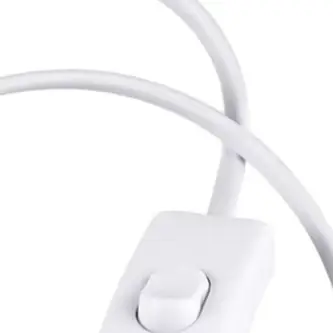 Power Cord with On Off Switch for 220V 110V COB LED Strip Lights 10mm Wide Compatible with Chip on Board Light Strips