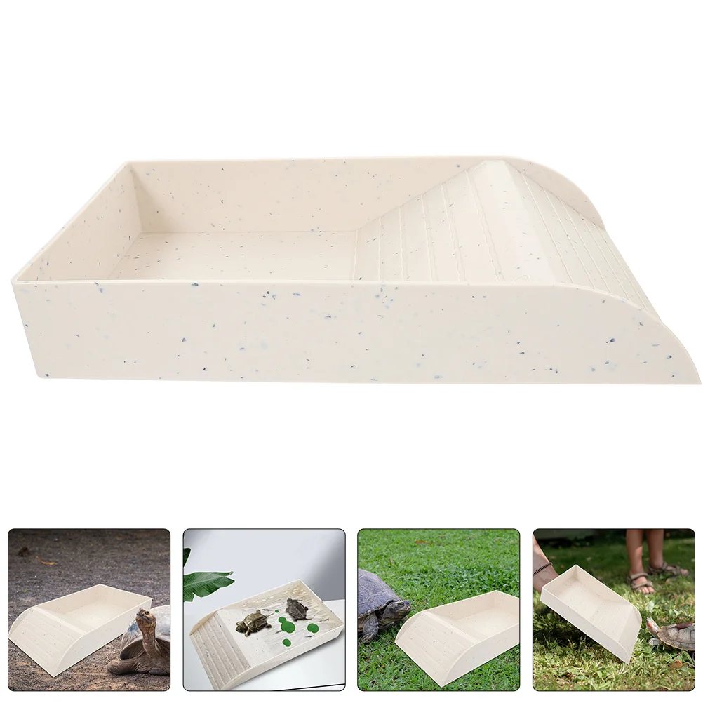 

Durable Plastic Turtle Basking Platform Reptile Rest Stand Aquarium Fish Tank Decor Multi-Functional Ramp Sunbathing Accessory