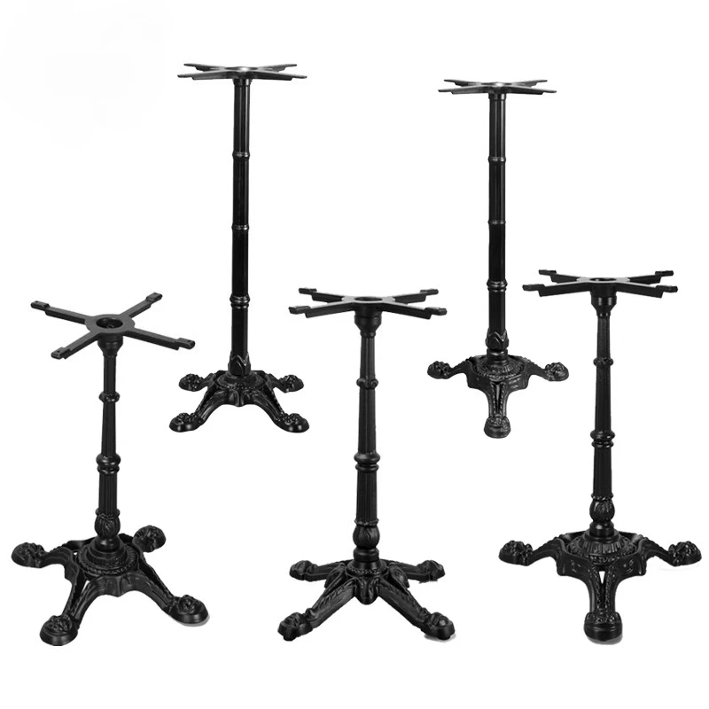 Cast Iron Table Legs Heavy-Duty Furniture Base Metal Desk Feet for Dining Table Bar Counter Support Stable Furniture Legs