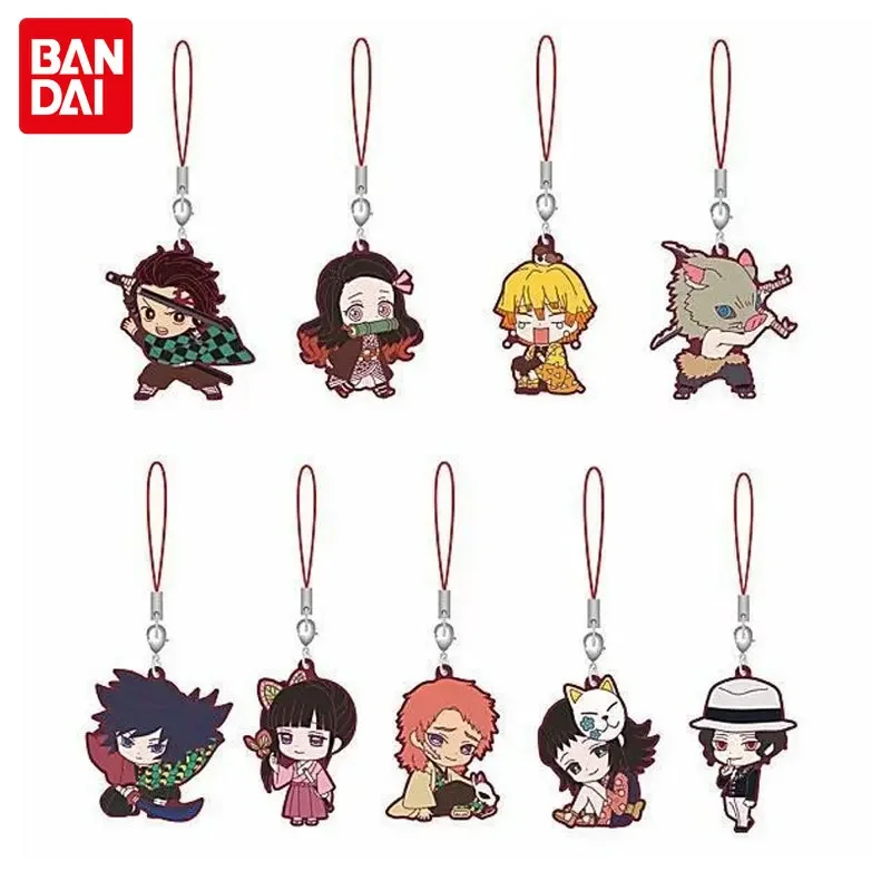 

Bandai Demon Slayer Character Design Rubber Pendant Kamado Tanjirou Kamado Nezuko Brand New Genuine in Shelf