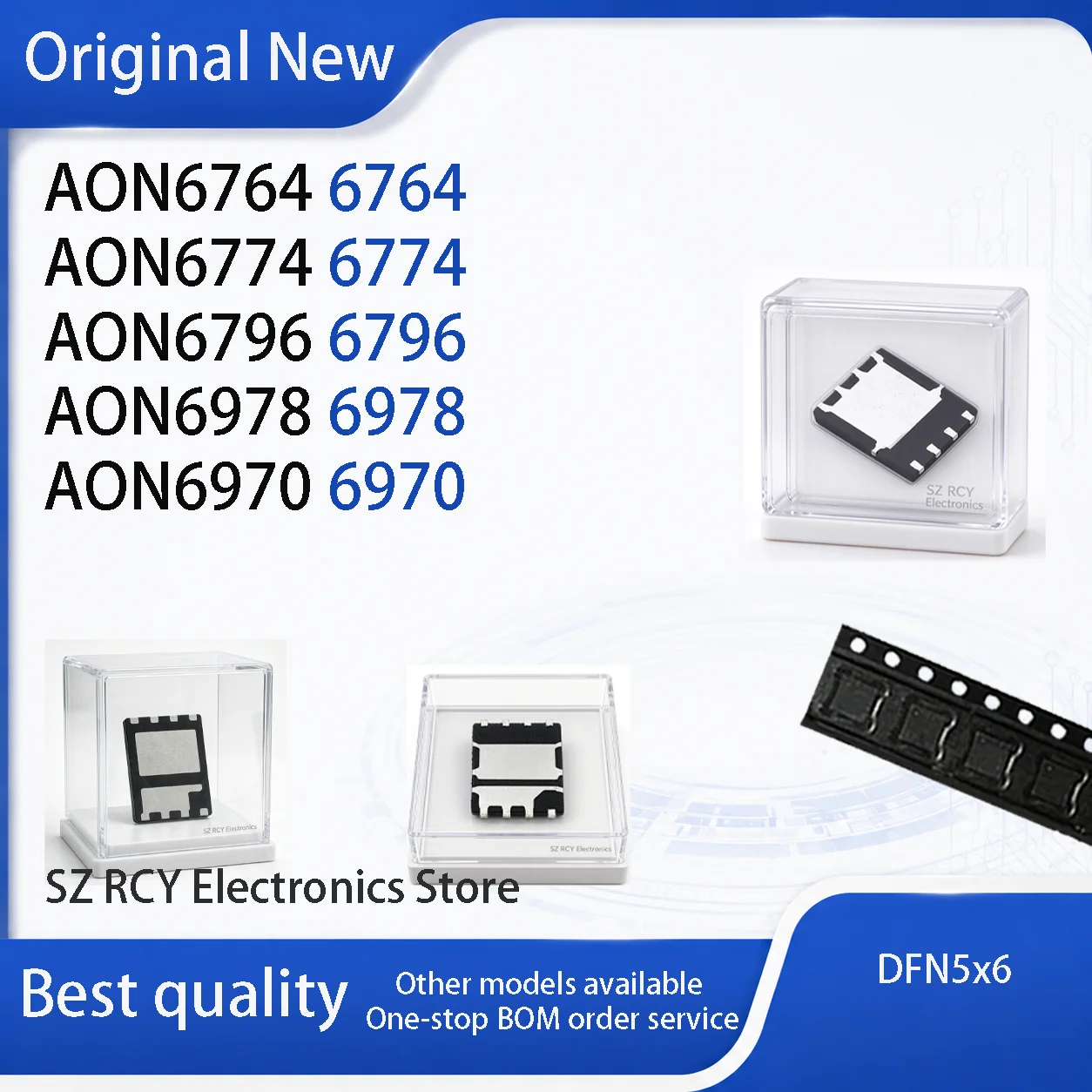 (5-30 PCS)NEW AON6764 AON6774 AON6796 AON6978 AON6970 6970 6764 6774 6796 6978 DFN5x6 MOSFET IC Chip electronic