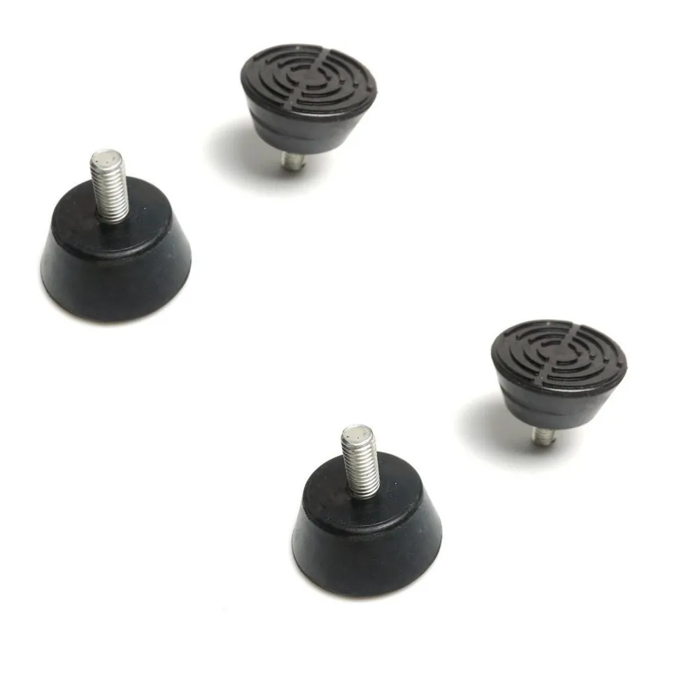 Rubber Adjustable Feet Pads 8mm with M8 Thread for Stabilizing For Shelves Tables Chairs and Home Gym Accessories view 3