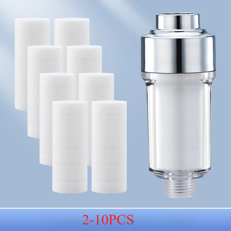 Universal Faucet Filter PP Cotton High Density Practical Water Purifier Filter Tap Soften Hard Water Shower Water Filter