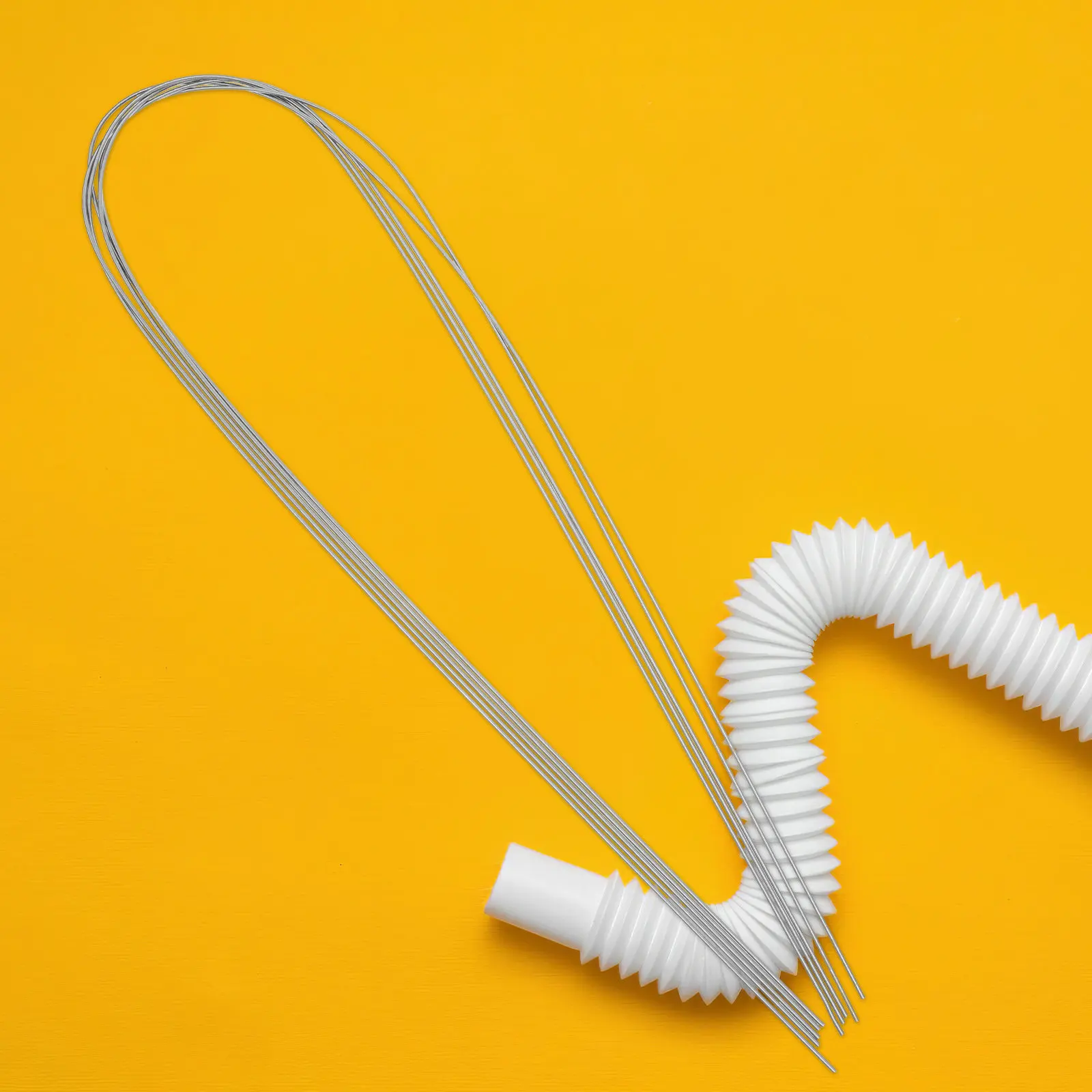 5Pcs Spring Protective Cover Stainless Steel Extension Anti-Bending Flexible Hose Protector for Water Pipe Plumbing Repair DIY