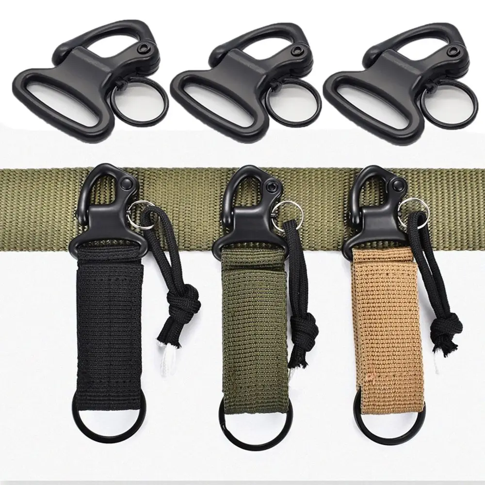 Molle Attach Camping Accessories Belt Clip Quickdraw Carabiner  Holder Hooks Water Bottle Hanger Webbing Backpack Strap