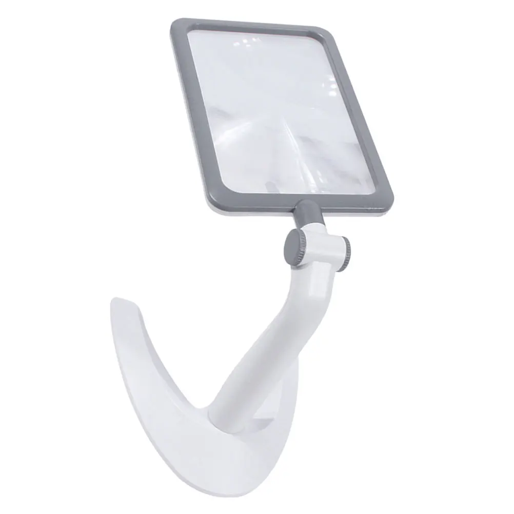 

LED Light Magnifier Adjustable Color Temperature Reading Tool for Seniors Craft Jewelry Inspection Powered Portable