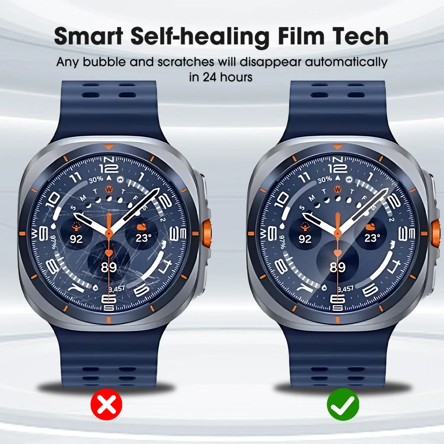 3-30PCS Soft Hydrogel Films For Samsung Galaxy Watch 8 Classic Anti Scratch Screen Protectors For Samsung Watch8 40MM/44MM
