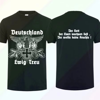 Deutschland Eternal Loyalty Homeland German Imperial Eagle 100% Cotton O-Neck Summer Short Sleeve Casual Mens T-shirtS-3XL