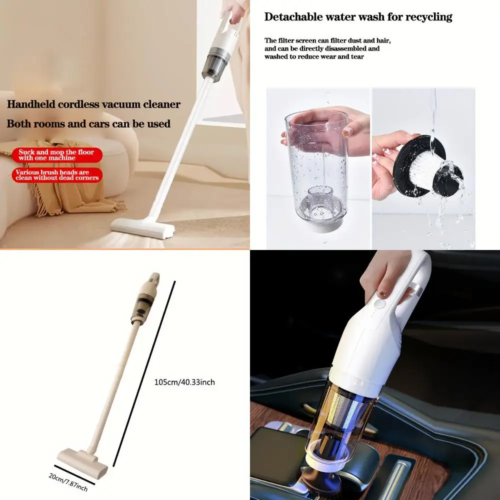 

1pc, Handheld Vacuum Cleaner Cordless Vacuum Cleaner - Rechargeable Hand Held Vacuum With Powerful Suction, Portable Mini Hand V