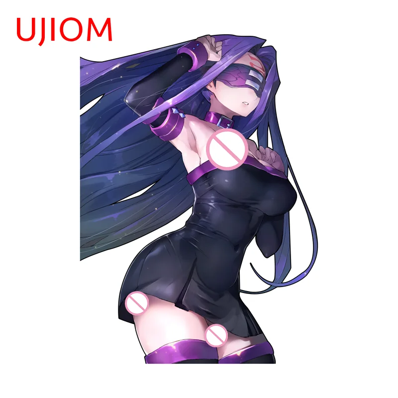 UJIOM Rider Medusa Wall Sticker Alluring Hot Anime Girl  Vestibulec Wedding Decal Unique Sunscreen Computer Case Home Decor