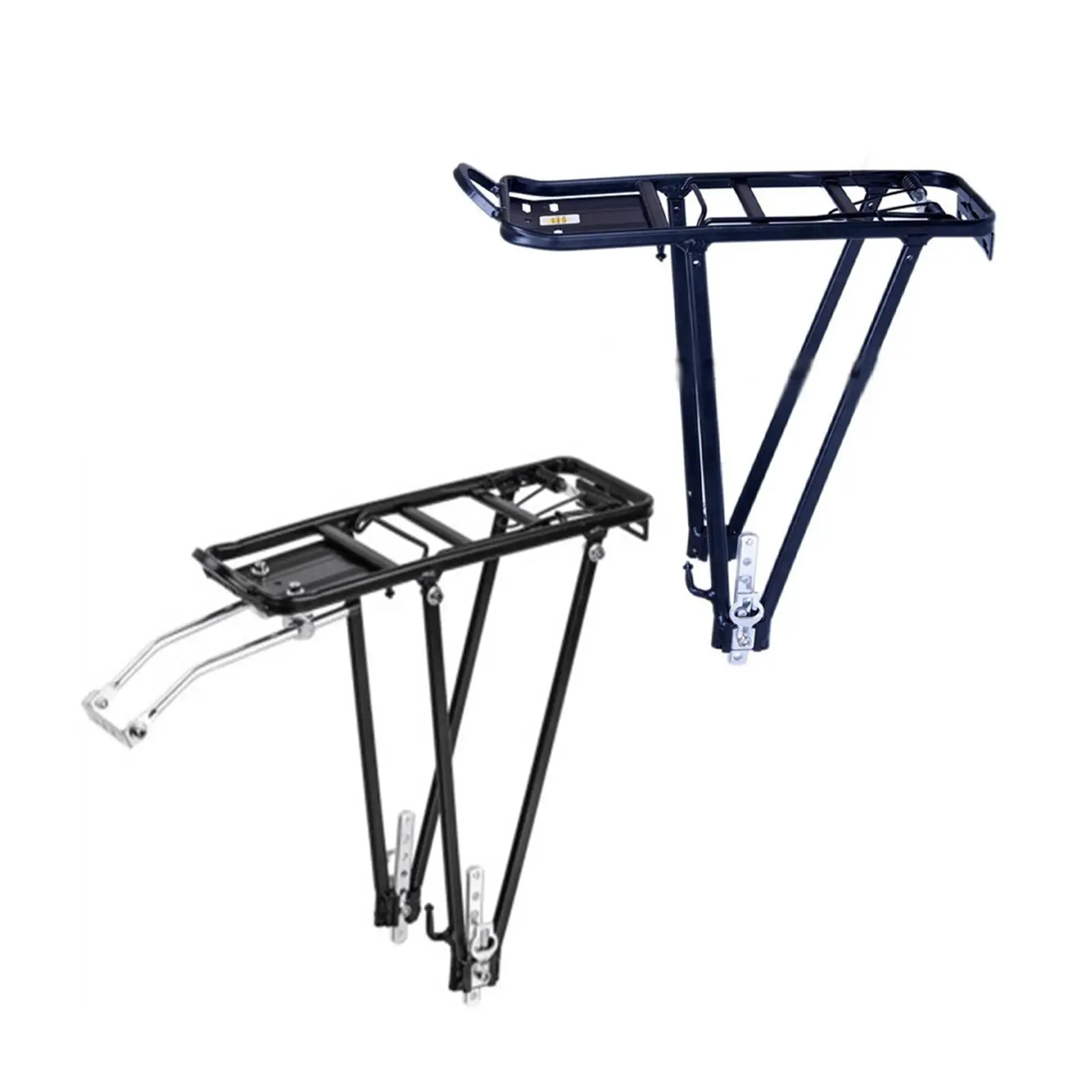 

Bike Rear Rack Easy Installation for 24"-28" Frames Heavy Duty Bike Cargo Rack Bracket for Road Bikes Delivery Commuting Cycling