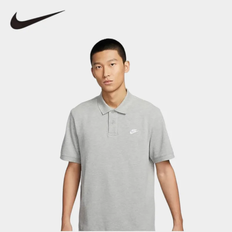 

Nike NIKE CLUB Men's Short-Sleeved Collar T-Shirt POLO Shirt White Short Sleeve FN3895-063