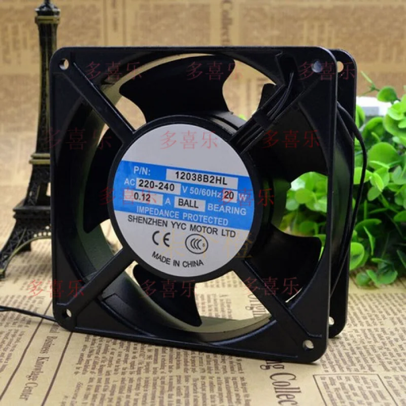 ZMZM     For MAXAIR BT220 12038B2HL AC220V 20W 120*120*38mm Cooling Fan 2-wire