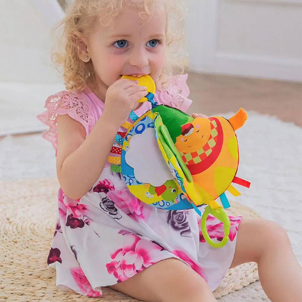 Baby Early Education Cloth Book Soft Safe Fabric Cartoon Study Toys Waterproof tear-resistant Early Learning Washable Story Book