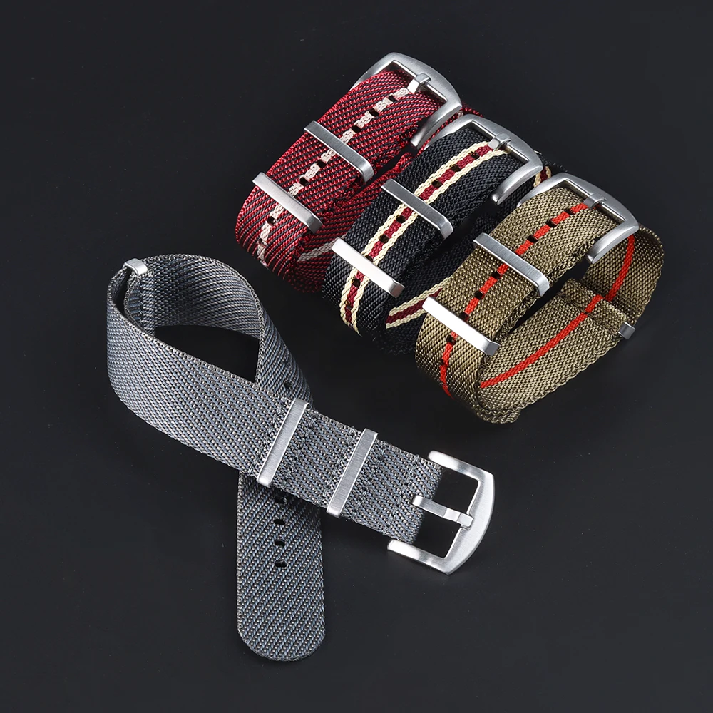 Nylon Watch Strap 20mm 22mm for Omega 007 Belt for Tudor Band Sport Bracelet for Seiko for Samsung Galaxy Watch 3/4/5 Watchband