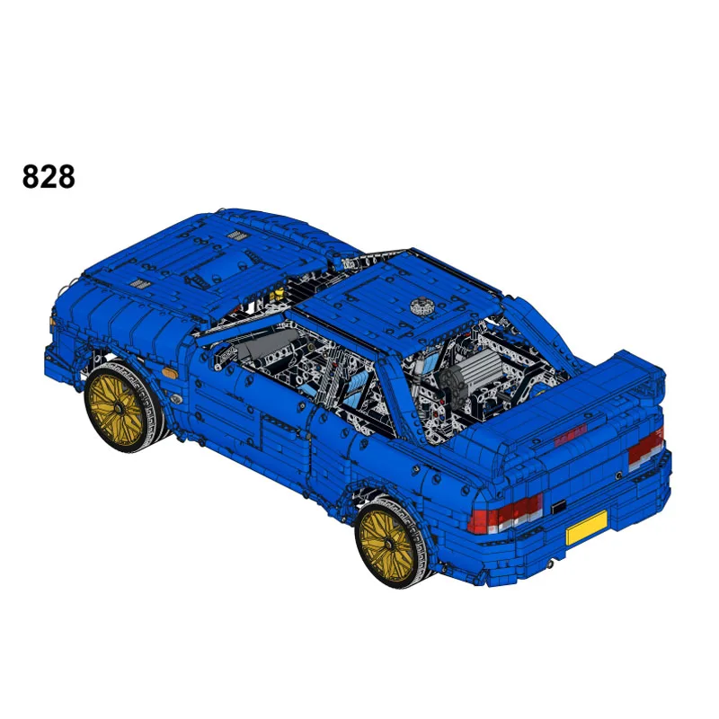 

MOC-186820 Культовый спортивный гоночный автомобиль, строительный блок, модель4186, детали MOC, креативный детский строительный блок на день рождения для мальчиков, игрушка в подарок