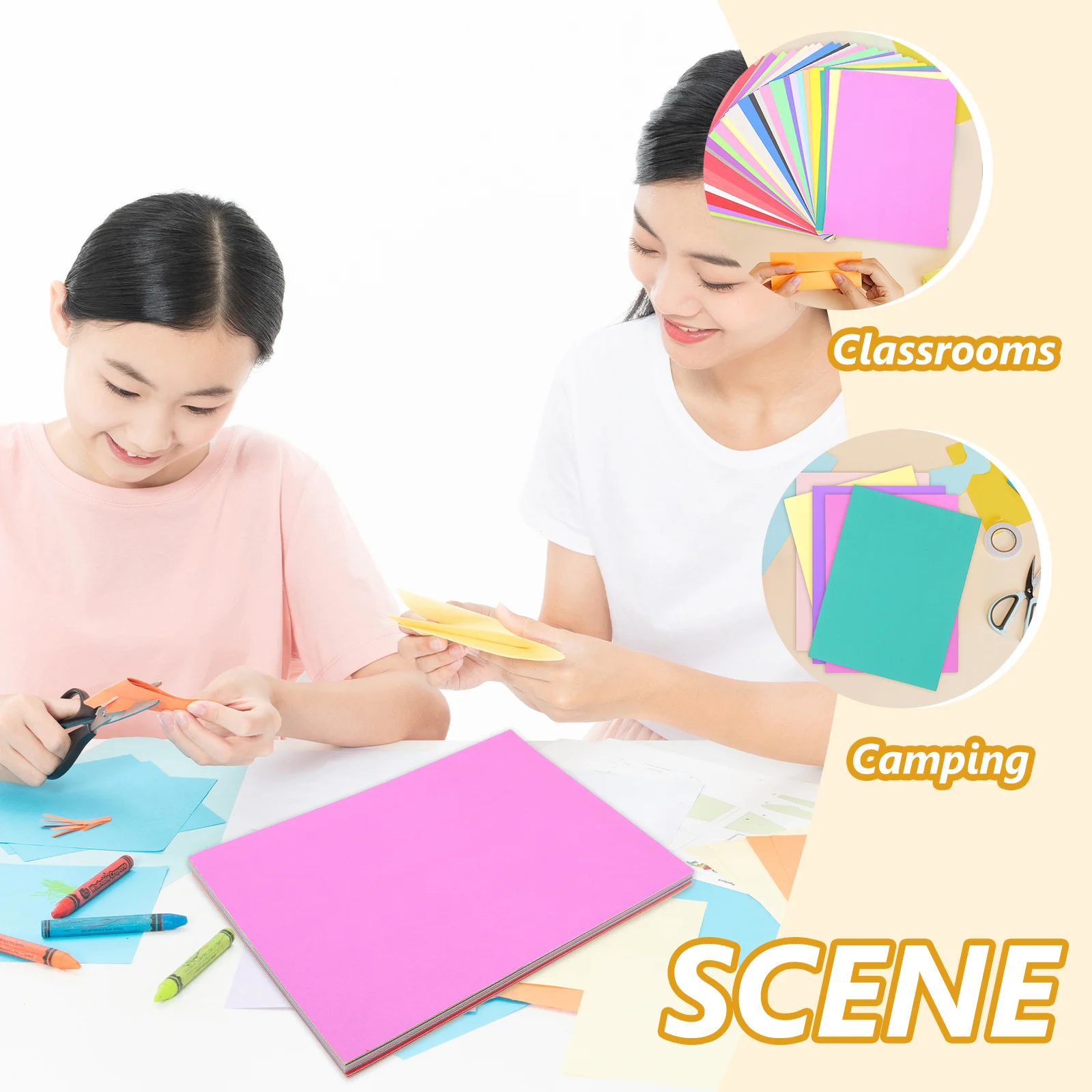 Colorful Card Paper Diy Craft Supplies For Kids Art Projects School Activities Handmade Origami Materials Drawing Papers