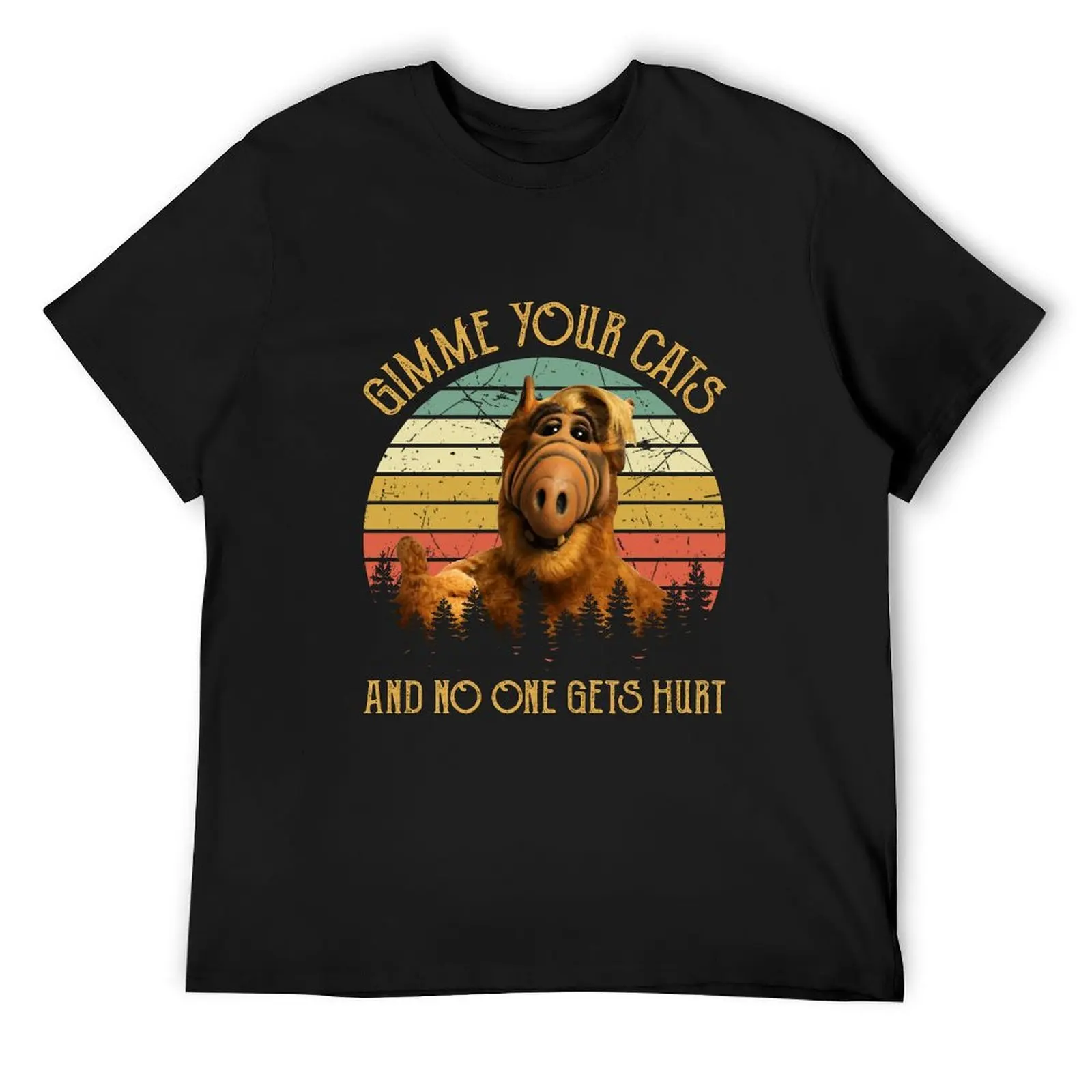 

Vintage Gimme Your Cats T-Shirt football t shirt tees blacks mens plain t shirts