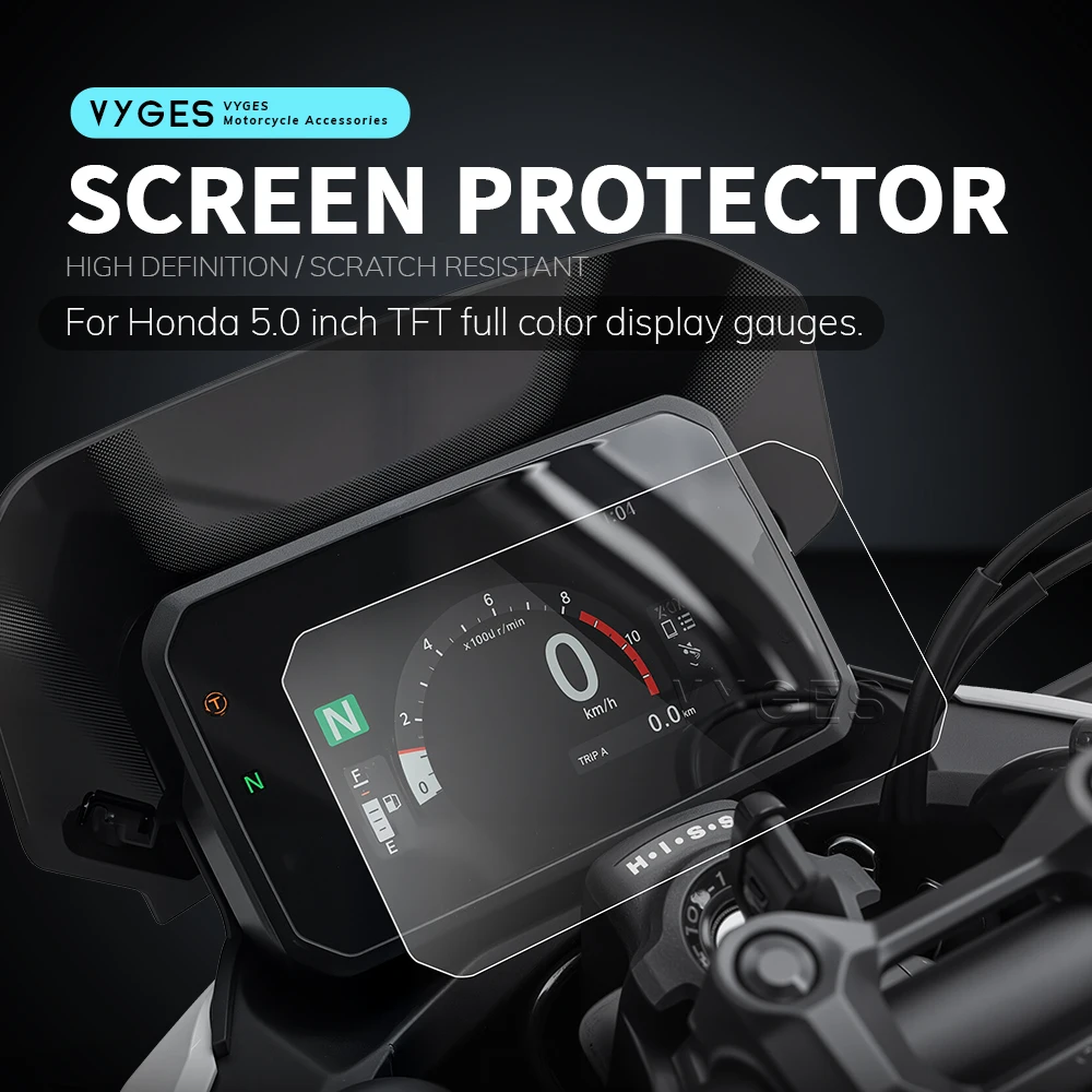 Película Protectora de Pantalla TFT para Honda CB1000, CB750, CB500, Hornet 2024-, CMX1100 Rebel, CM1100 2025