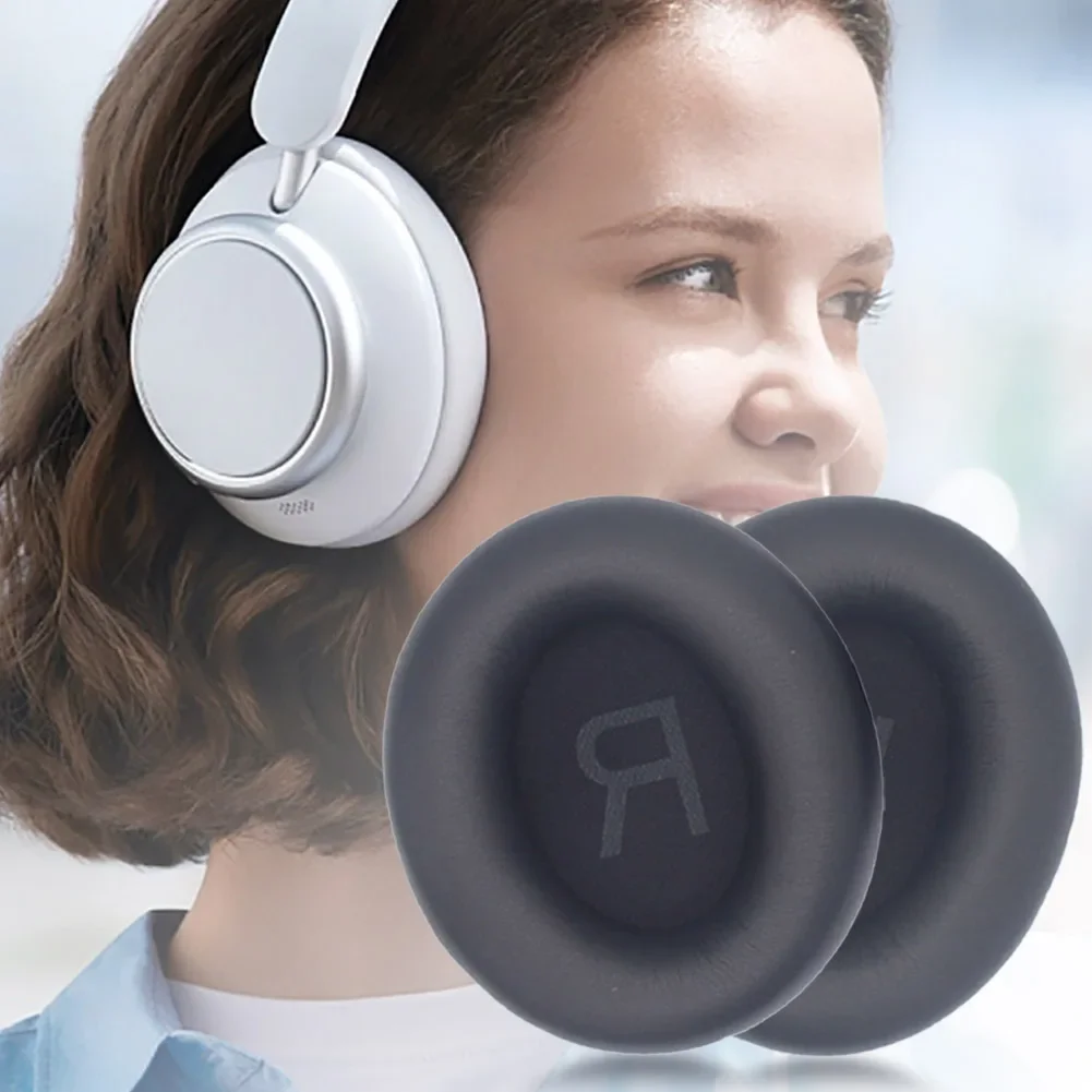 アンカー Q45 Soundcore Life ヘッドセットイヤーパッド保護カバープロテインレザー交換用ヘッドフォンパッドヘッドフォン耳クッション